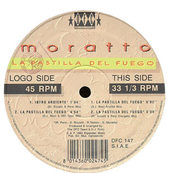 Moratto - La Pastilla Del Fuego | DFC (DFC 147) - 4 Moratto - La Pastilla Del Fuego | DFC (DFC 147) - 4