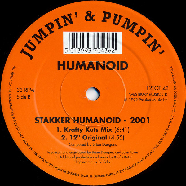 Humanoid - Stakker Humanoid - 2001 | Jumpin' & Pumpin' (12TOT 43) - 3