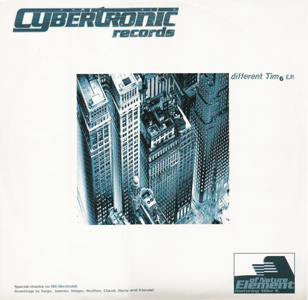 Element Of Nature Featuring Mike S. - Different Time E.P. | Cybertronic Records (CTR 1004-12)