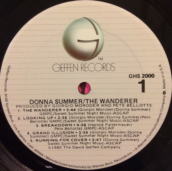 Donna Summer - The Wanderer | Geffen Records (GHS 2000) - 3 Donna Summer - The Wanderer | Geffen Records (GHS 2000) - 3