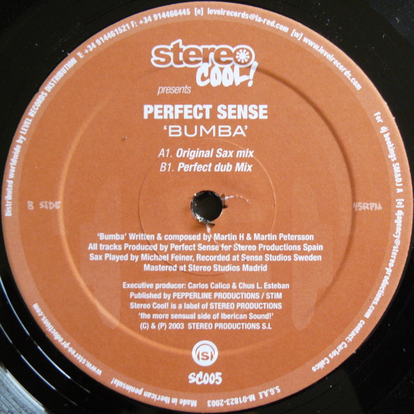 Perfect Sense - Bumba | Stereo Cool! (SC005) - main