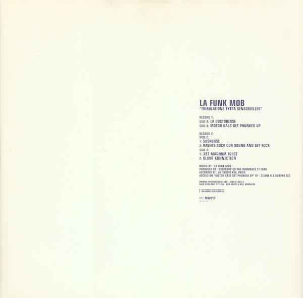 La Funk Mob - Tribulations Extra Sensorielles | Mo Wax (MW017) - 2 La Funk Mob - Tribulations Extra Sensorielles | Mo Wax (MW017) - 2