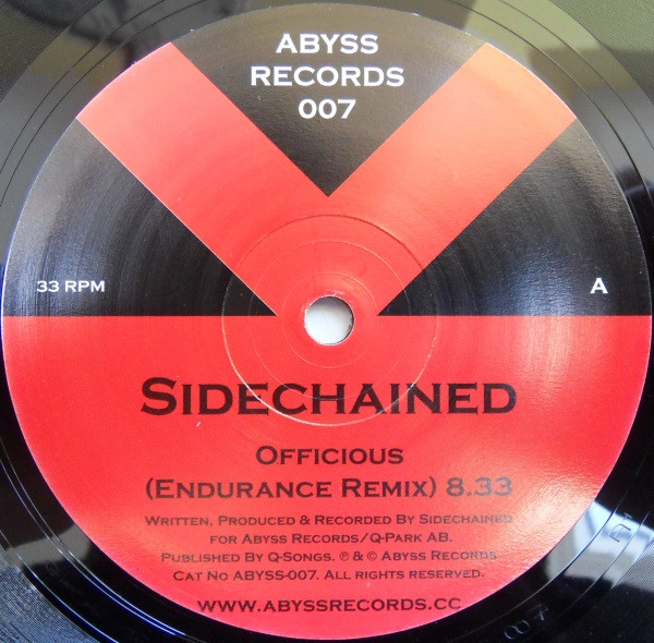 Sidechained - Officious | Abyss Records (ABYSS-007) - main Sidechained - Officious | Abyss Records (ABYSS-007) - main
