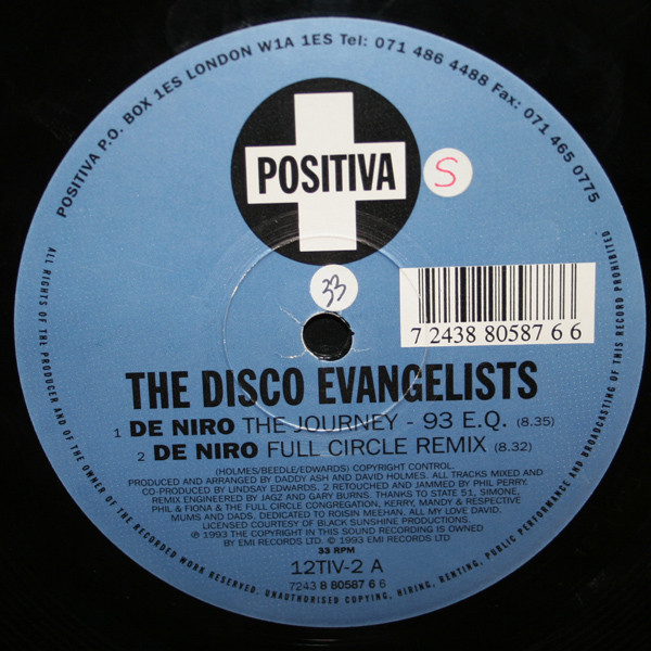 The Disco Evangelists - De Niro | Positiva (12 TIV 2) - 2 The Disco Evangelists - De Niro | Positiva (12 TIV 2) - 2