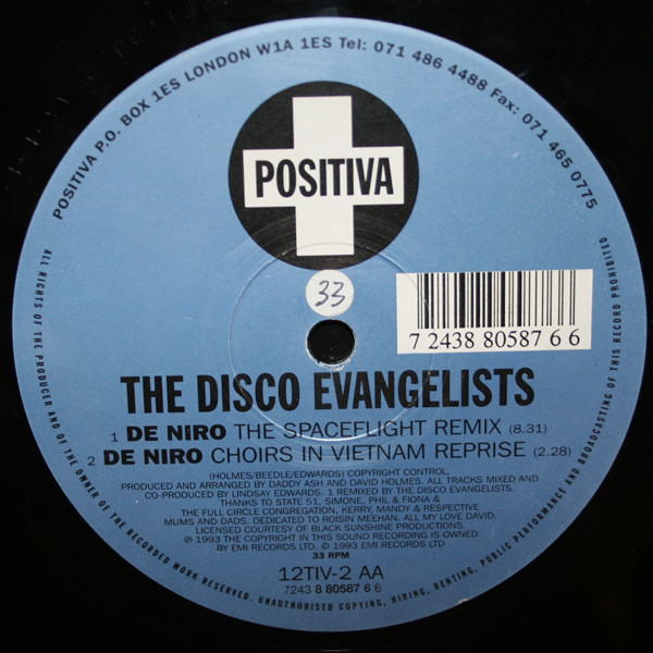 The Disco Evangelists - De Niro | Positiva (12 TIV 2) - 3 The Disco Evangelists - De Niro | Positiva (12 TIV 2) - 3