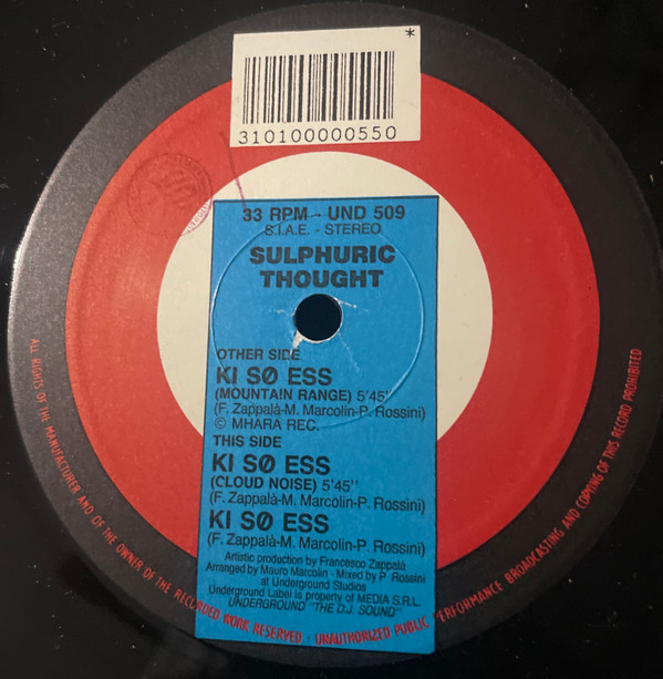 Sulphuric Thought - KI SO ESS | Underground (UND 509) - 2 Sulphuric Thought - KI SO ESS | Underground (UND 509) - 2