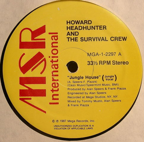 Howard Headhunter And The Survival Crew - Jungle House | MSR International (MGA-1-2297)