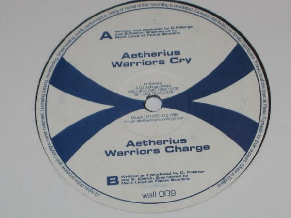 Aetherius - Warrior EP | Wallop Recordings (WALL 009) - main
