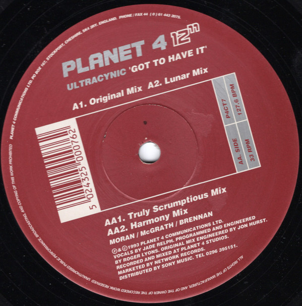 Ultracynic - Got To Have It | Planet Four Communications (P4CT7)