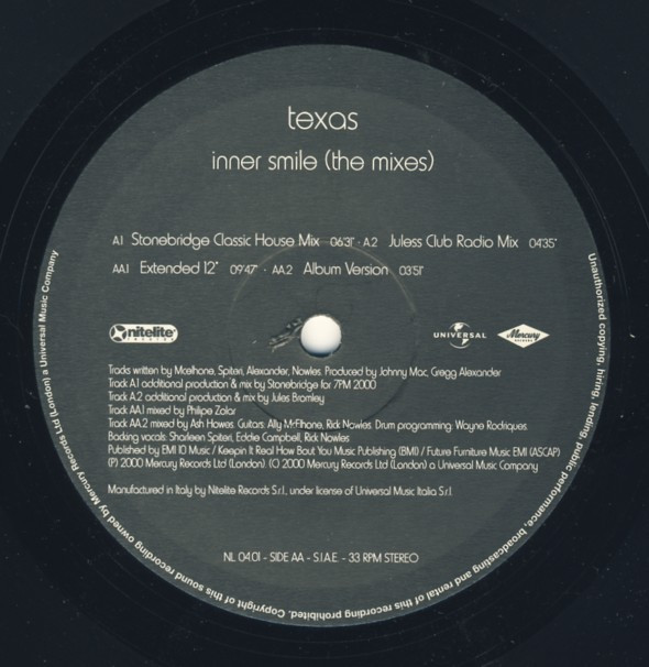 Inner Smile (The Mixes)