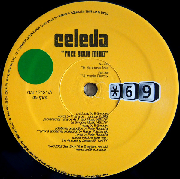 Celeda - Free Your Mind | Star 69 Records (star 12431) - 4