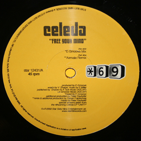 Celeda - Free Your Mind | Star 69 Records (star 12431) - 2