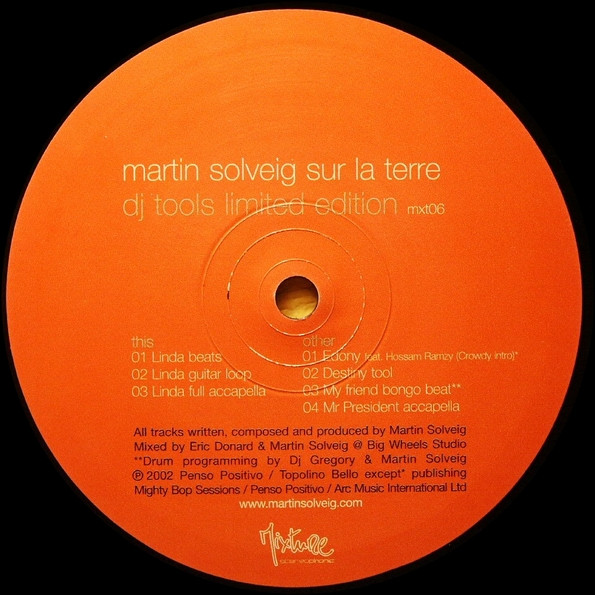 Martin Solveig - Sur La Terre (DJ Tools Limited Edition) | Mixture Stereophonic (MXT06) - 2 Martin Solveig - Sur La Terre (DJ Tools Limited Edition) | Mixture Stereophonic (MXT06) - 2