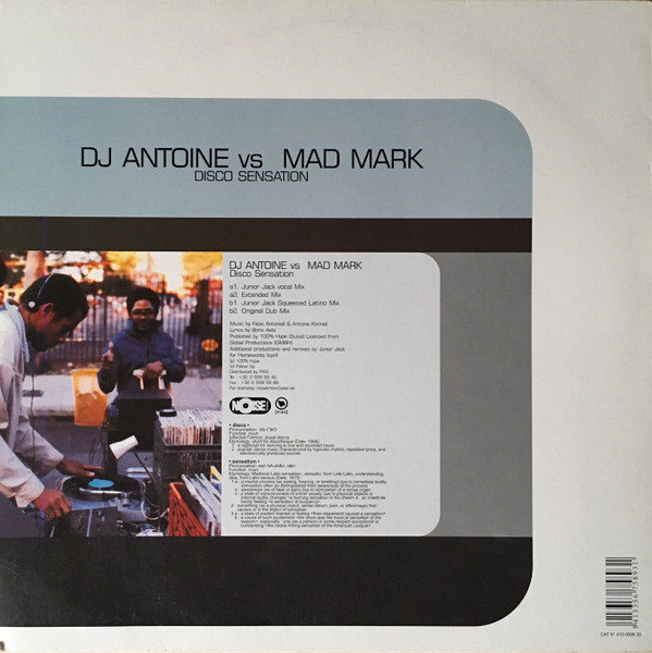 DJ Antoine vs. Mad Mark - Disco Sensation | Noise Traxx (410.0006.30) - 2 DJ Antoine vs. Mad Mark - Disco Sensation | Noise Traxx (410.0006.30) - 2