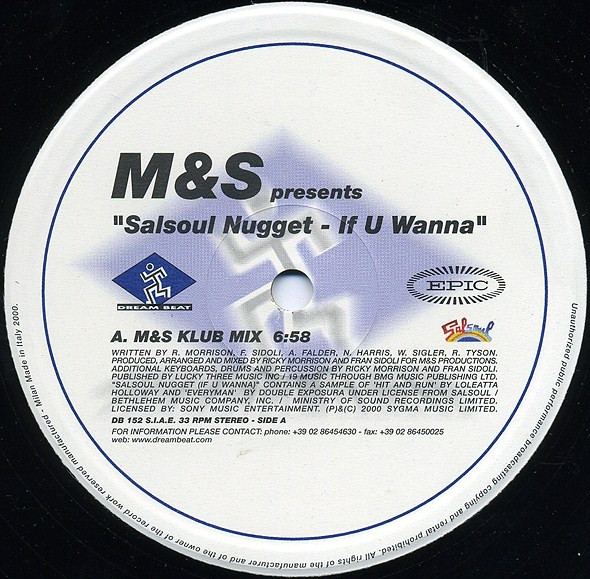 M&S - Salsoul Nugget (If U Wanna) | Dream Beat (DB 152) - 2 M&S - Salsoul Nugget (If U Wanna) | Dream Beat (DB 152) - 2