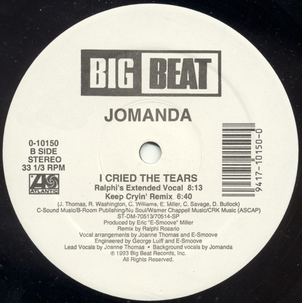 Jomanda - I Cried The Tears | Big Beat (0-10150) - 4