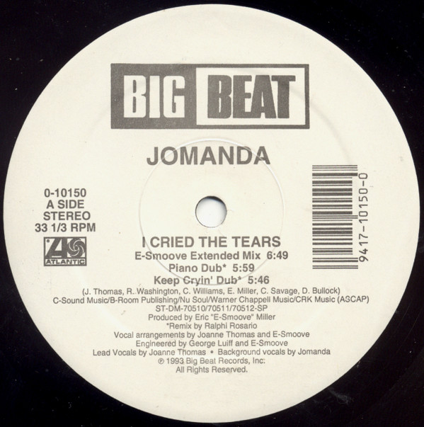 Jomanda - I Cried The Tears | Big Beat (0-10150) - 3