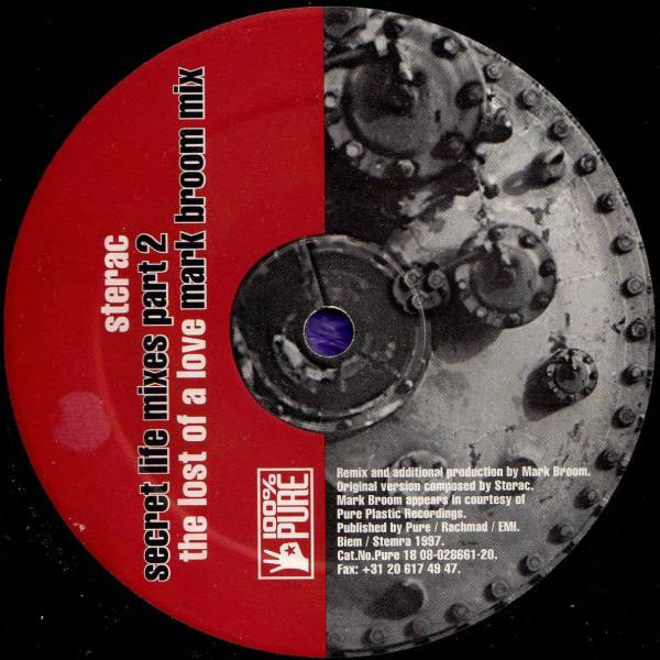 Sterac - Secret Life Mixes Part 2 | 100% Pure (PURE 18) - main