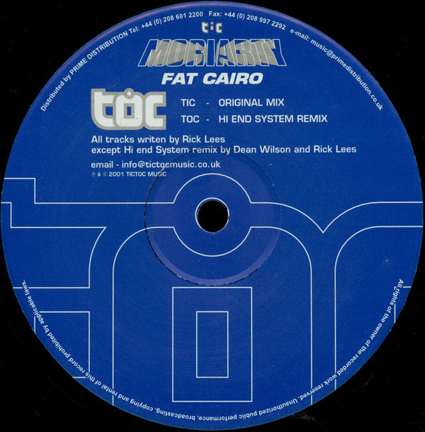 Moriarty - Fat Cairo | TicToc Music (TTM 002) - 2