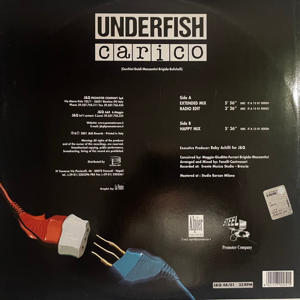 Underfish - Carico | J & Q Records (J&Q 48/01) - 2 Underfish - Carico | J & Q Records (J&Q 48/01) - 2