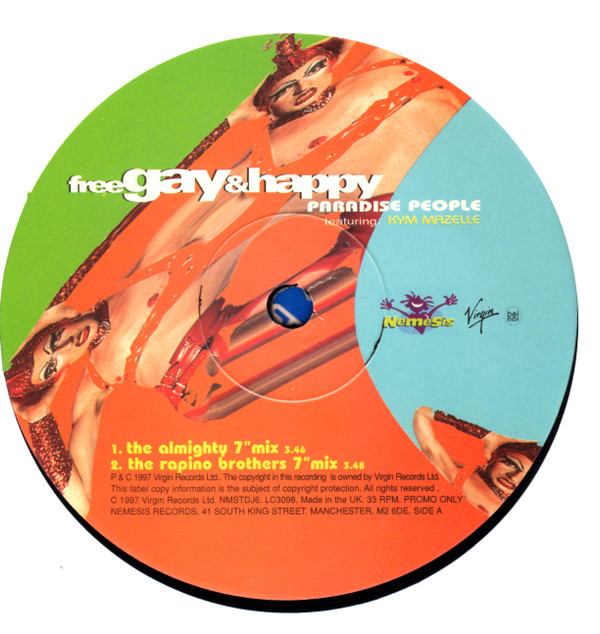 Paradise People Feat. Kym Mazelle - Free, Gay & Happy | Nemesis (NMSTDJ6) - 2