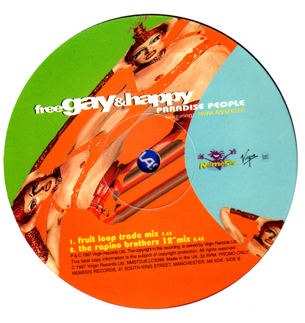 Paradise People Feat. Kym Mazelle - Free, Gay & Happy | Nemesis (NMSTDJ6) - 3