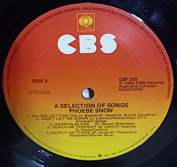 A Selection Of Songs