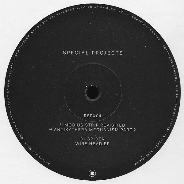 DJ Spider - Wire Head EP | Rekids Special Projects (RSPX04) - main DJ Spider - Wire Head EP | Rekids Special Projects (RSPX04) - main