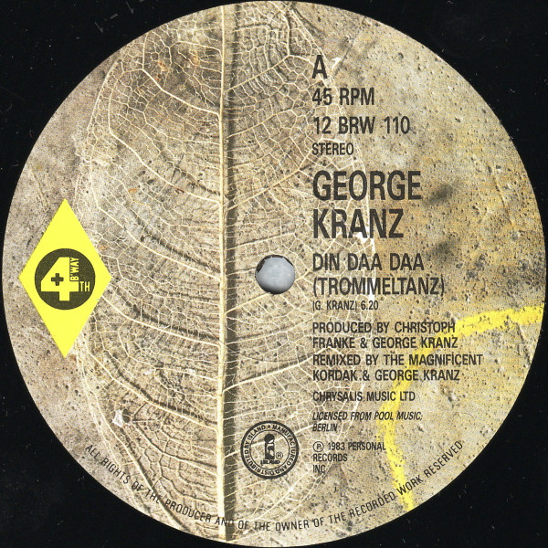 George Kranz - Din Daa Daa | 4th & Broadway (12 BRW 110) - 3 George Kranz - Din Daa Daa | 4th & Broadway (12 BRW 110) - 3