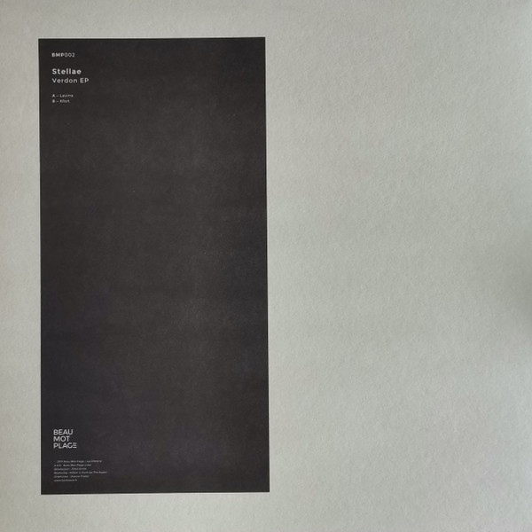 Stellae - Verdon EP | Beau Mot Plage (BMP002) - 2