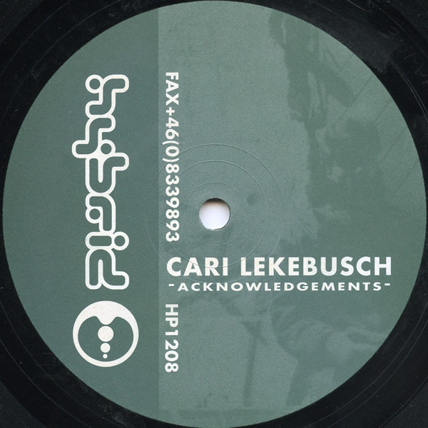 Cari Lekebusch - Acknowledgements | H. Productions (HP1208)