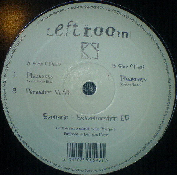 Szenario - Exszenaration EP | Leftroom (Left012) - main