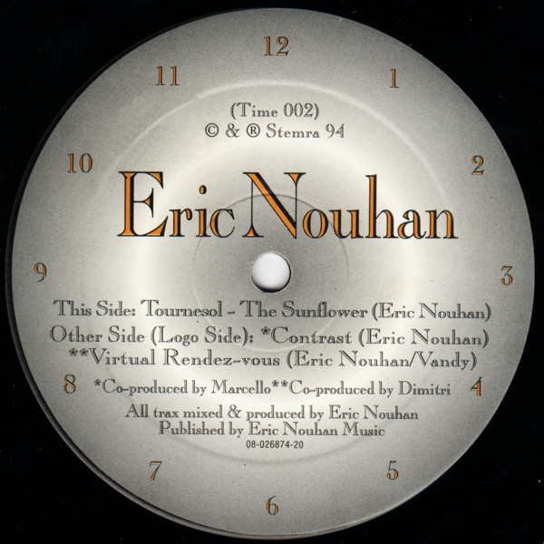 Eric Nouhan - Tournesol - The Sunflower | Timeless Records (Time 002)