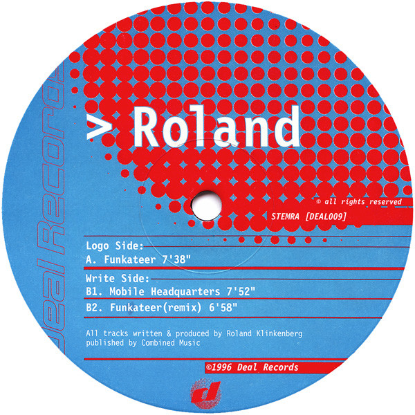 Roland Klinkenberg - Funkateer | Deal Records (deal 009) - 3 Roland Klinkenberg - Funkateer | Deal Records (deal 009) - 3