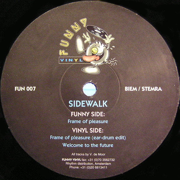 Sidewalk - Frame Of Pleasure | Funny Vinyl (FUN 007) - 2