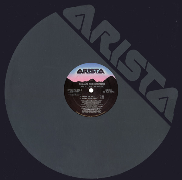 Shawn Christopher - Don't Lose The Magic | Arista (07822-12412-1) - 2