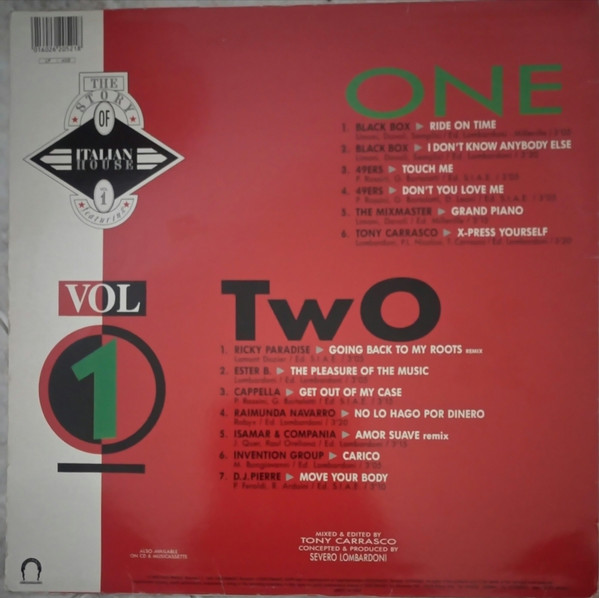 Various - The Story Of Italian House Vol. 1 | Discomagic Records (LP 408) - 2 Various - The Story Of Italian House Vol. 1 | Discomagic Records (LP 408) - 2