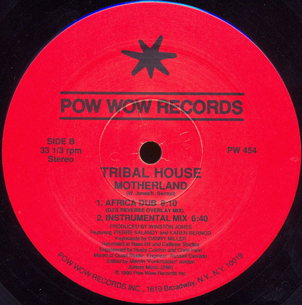 Tribal House - Motherland | Pow Wow Records (PW 454) - 2 Tribal House - Motherland | Pow Wow Records (PW 454) - 2