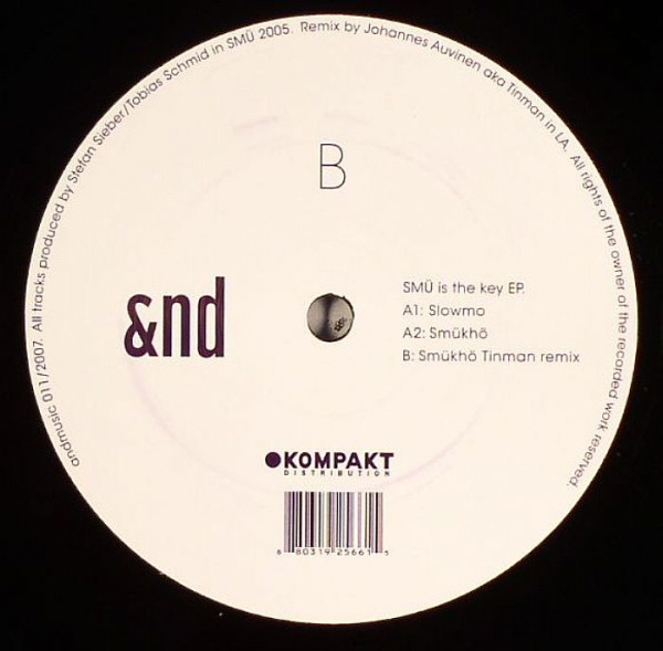 Auto Matic Music - SMÜ Is The Key EP | &nd (andmusic 011) - main