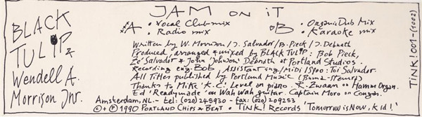 Black Tulip & Wendell A. Morrison Jnr. - Jam On It | Tink! Records (Tink! 001) - 3 Black Tulip & Wendell A. Morrison Jnr. - Jam On It | Tink! Records (Tink! 001) - 3