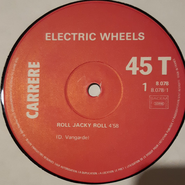 Electric Wheels - Roll Jacky Roll | Carrere (8.078) - 2