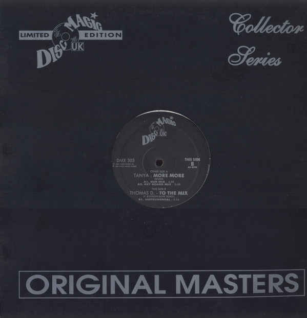 Tanya / Thomas D. - More More / To The Mix | Disco Magic UK (DMX 303) - main
