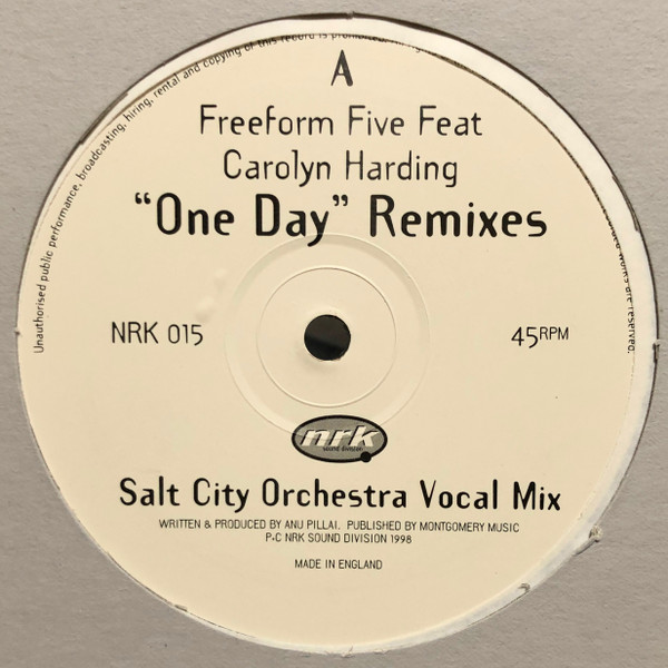Freeform Five Feat. Carolyn Harding - One Day (Remixes) | NRK Sound Division (NRK 015)