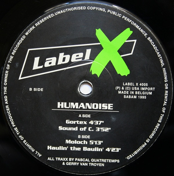Humanoise - Gortex | Label X (LABEL X 4005) - 3