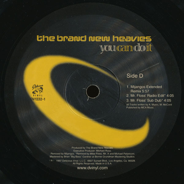 The Brand New Heavies - You Can Do It | Delicious Vinyl (DV1232-1) - 4 The Brand New Heavies - You Can Do It | Delicious Vinyl (DV1232-1) - 4