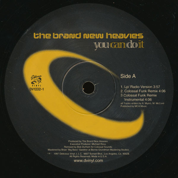 The Brand New Heavies - You Can Do It | Delicious Vinyl (DV1232-1)