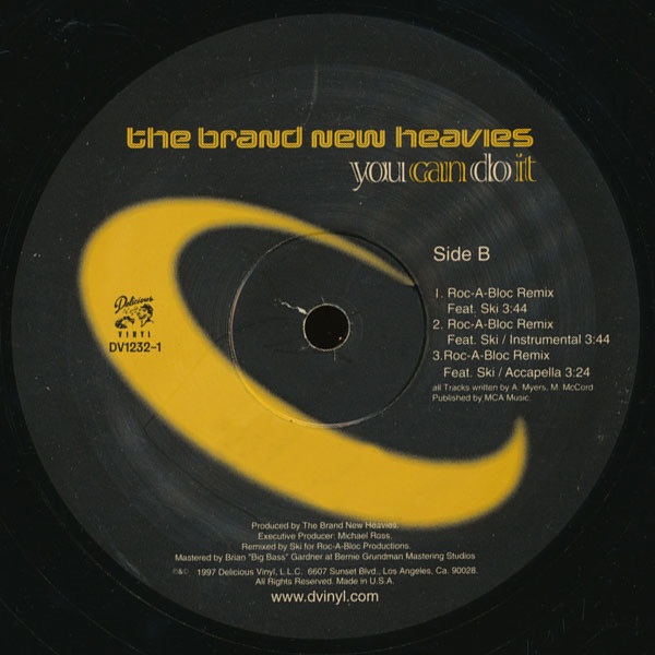 The Brand New Heavies - You Can Do It | Delicious Vinyl (DV1232-1) - 2 The Brand New Heavies - You Can Do It | Delicious Vinyl (DV1232-1) - 2