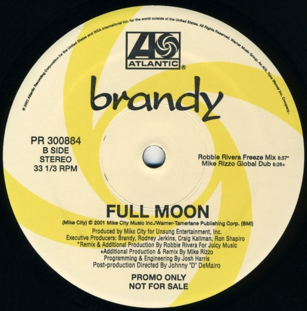 Brandy - Full Moon | Atlantic (PR 300884) - 2