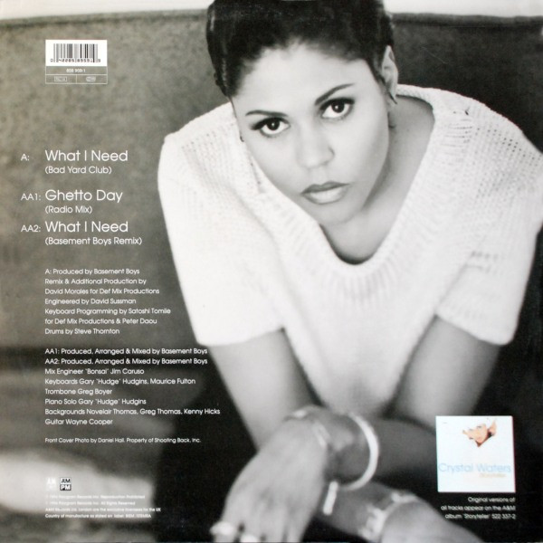 Crystal Waters - Ghetto Day / What I Need | A&M PM (858 959-1) - 2
