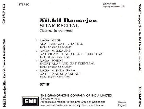 Sitar Recital